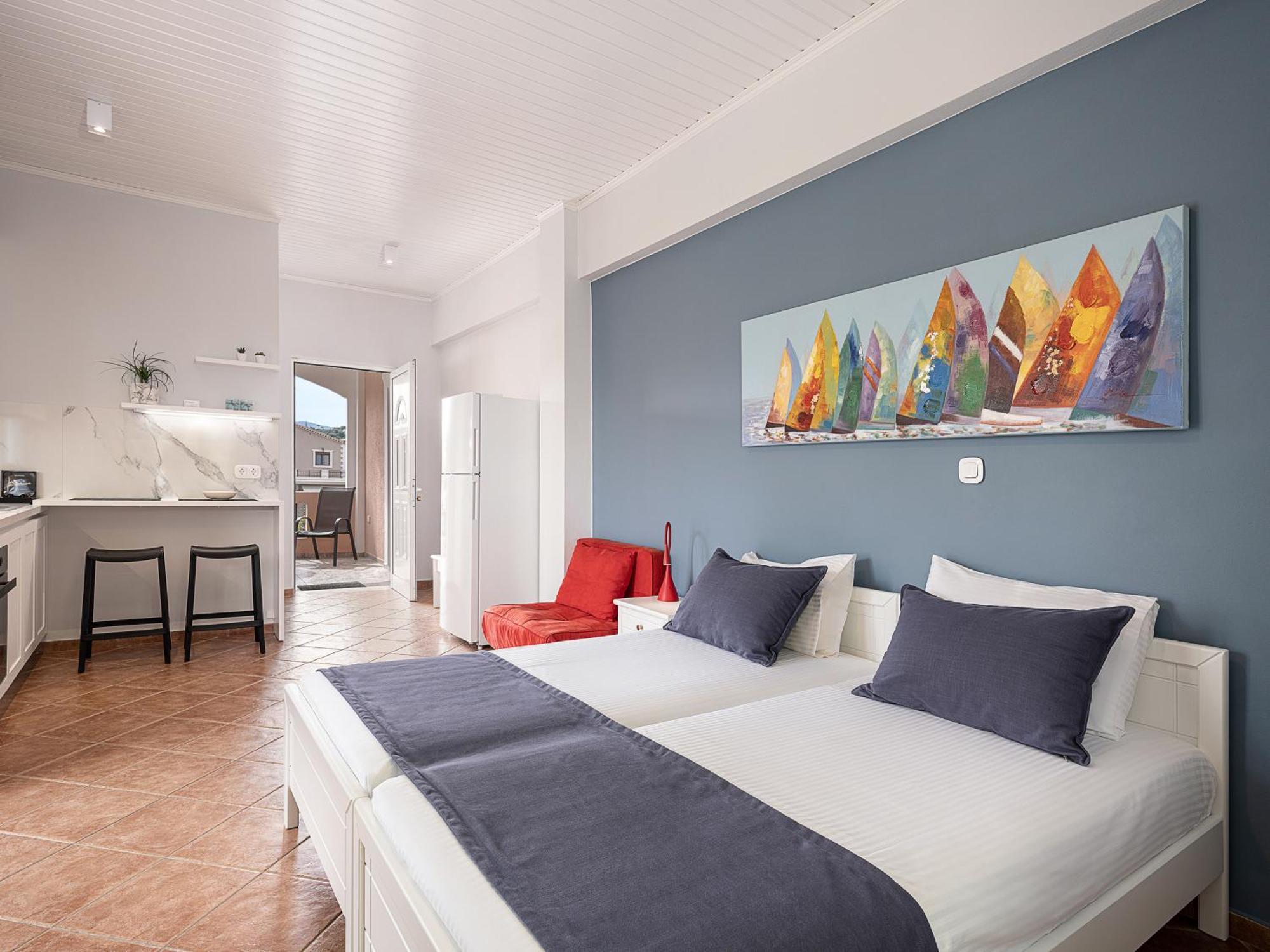 Elena Seafront Luxury Apartments Almyrida  Ruang foto